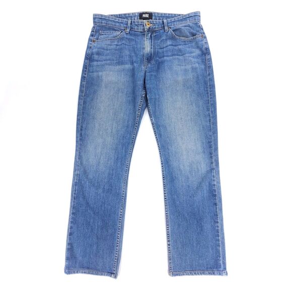 PAIGE Lennox Slim Stretch Jeans Leroy Vintage Western Quiet Luxury Mens 32x